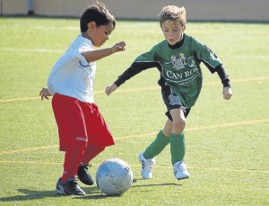 El Sant Jordi Atlètic no pudo hacer nada contra el Eivissa.  LUIS HERRERA