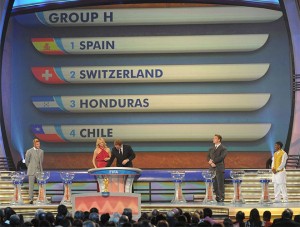 ESPAÑA SE MEDIRÁ A SUIZA, HONDURAS Y CHILE EN EL GRUPO H, Y SE CRUZARÁ CON BRASIL, COSTA DE MARFIL O PORTUGAL